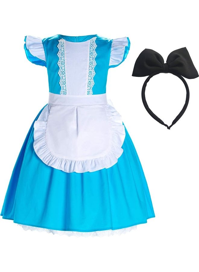 XiuWoo Princess Party Dress with Headband 120cm  - Image 1