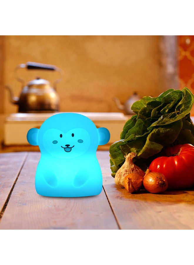 Lovely LED USB Rechargeable Night Lamp Blue 12 x 9.8 x 9.8cm  - Image 2