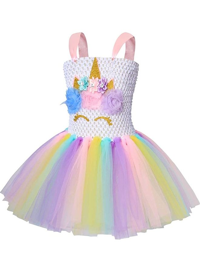 XiuWoo Princess Cosplay Costume With Unicorn Headband 130cm - Image 2