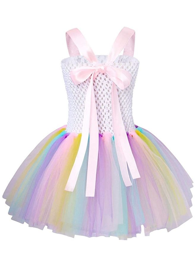 XiuWoo Princess Cosplay Costume With Unicorn Headband 130cm - Image 3