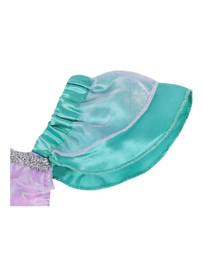 XiuWoo Mermaid Costume with Jewellery Set 140cm - Image 5