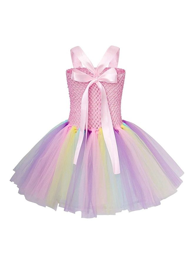 XiuWoo Princess Cosplay Costume With Unicorn Headband 90cm - Image 3