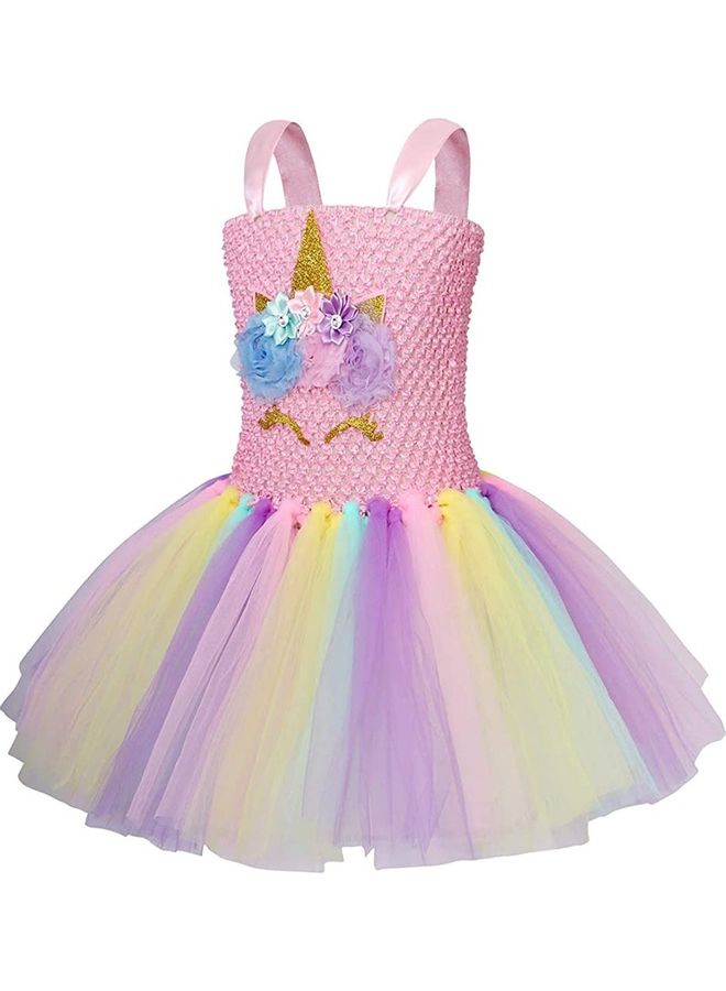 XiuWoo Princess Cosplay Costume With Unicorn Headband 90cm - Image 2