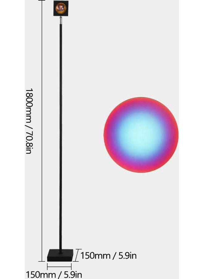 Generic - LED Sunset Projector Floor Lamp Blue Purple - Image 1