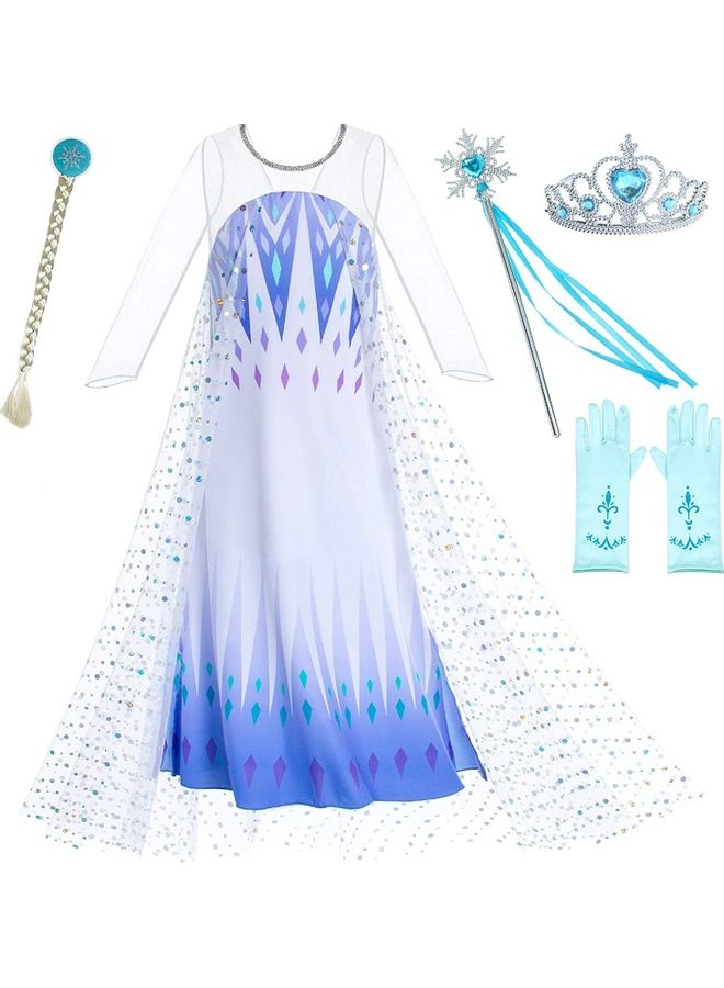 XiuWoo Princess Party Costume with Accessories 110cm - Image 1