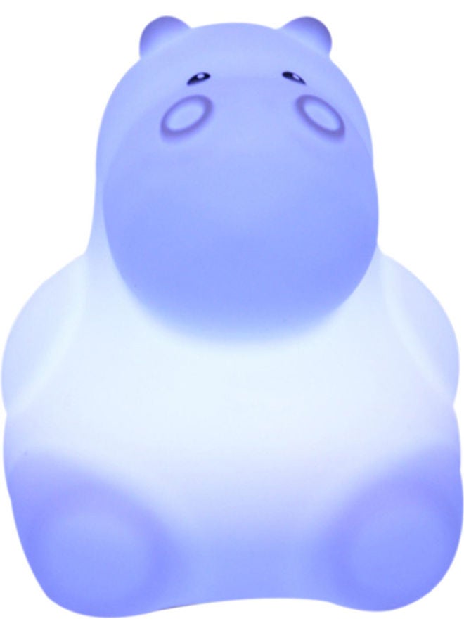 Lovely LED USB Rechargeable Night Lamp Blue 12 x 9.8 x 9.8cm  - Image 1