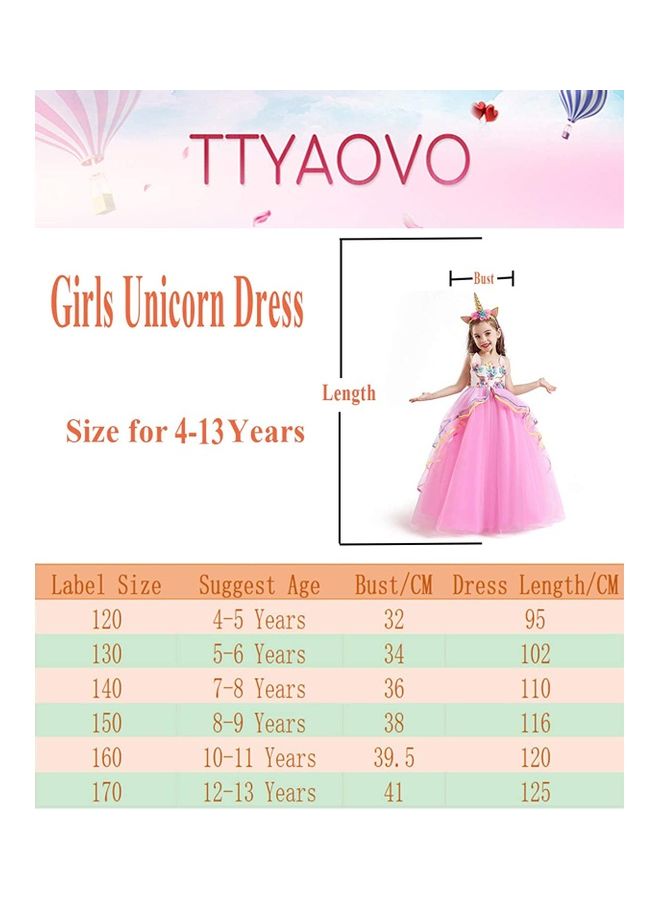 XiuWoo Princess Party Costume 110cm - Image 5