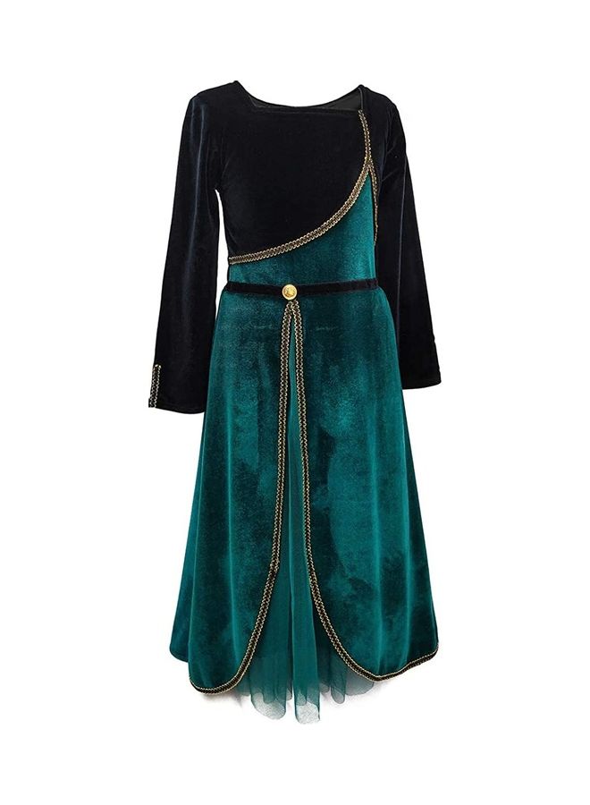 XiuWoo Princess Costume With Jewellery Set 140cm - Image 4