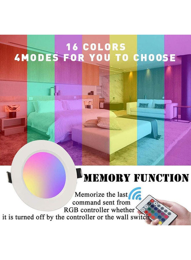 إضاءة LED مجوفة مع جهاز تحكم عن بعد بالأشعة تحت الحمراء متعدد الألوان - Image 4