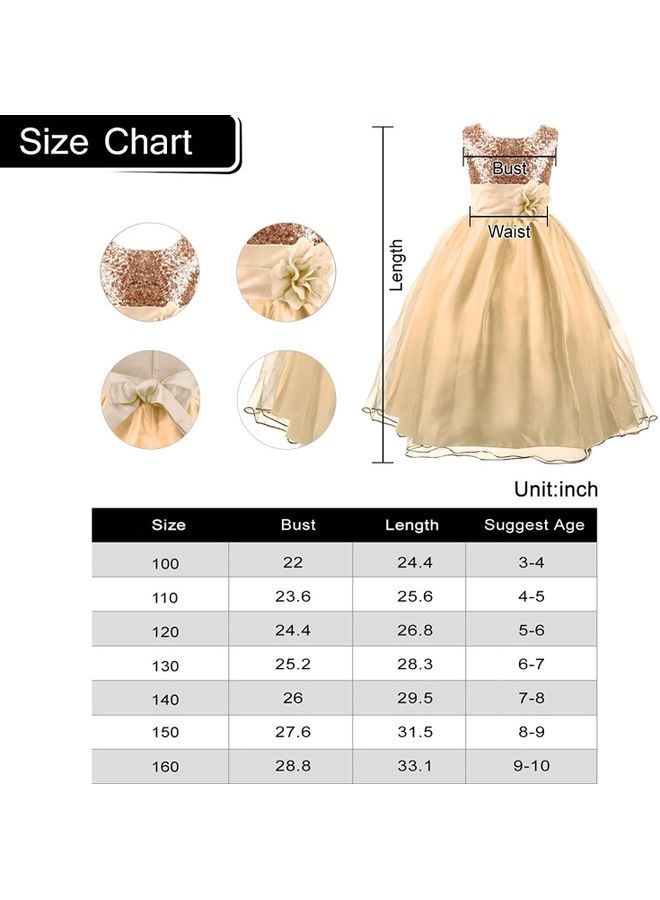 XiuWoo Princess Party Costume 130cm - Image 5