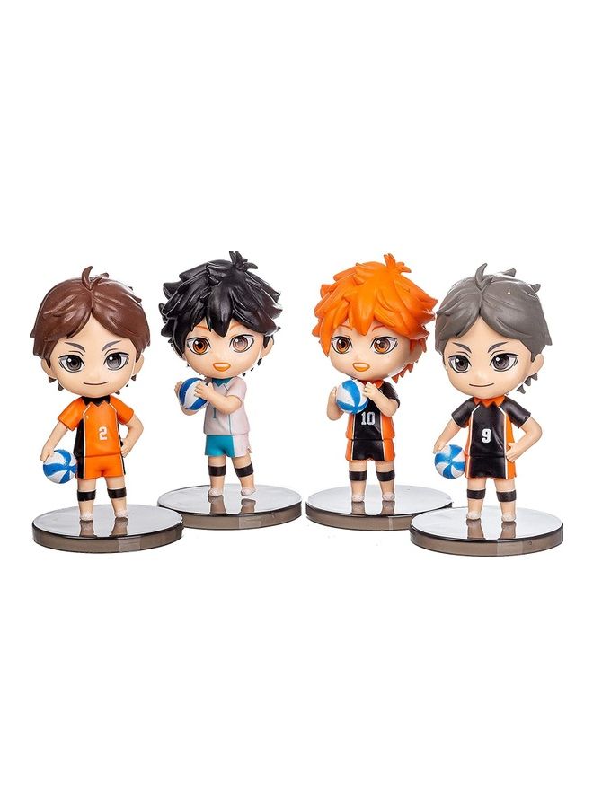 آيسانك 4 قطع من ألعاب تزيين الكيك لعيد الميلاد - Image 1