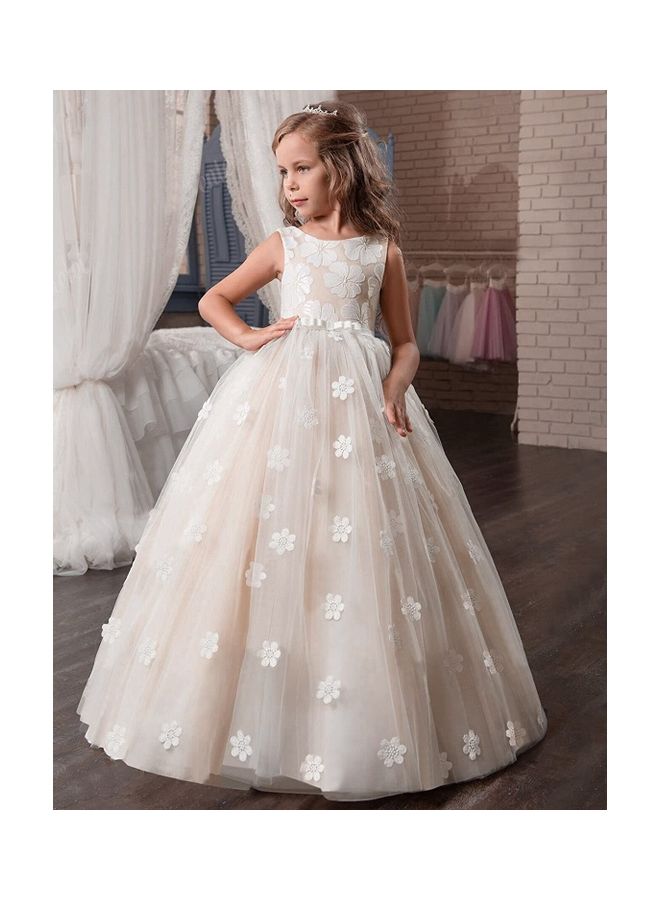 XiuWoo Princess Cosplay Costume with Tiara 130cm - Image 1