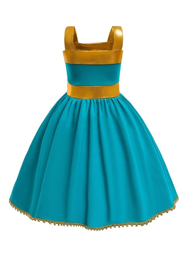 XiuWoo Princess Party Dress with Jewellery Set 120cm - Image 3