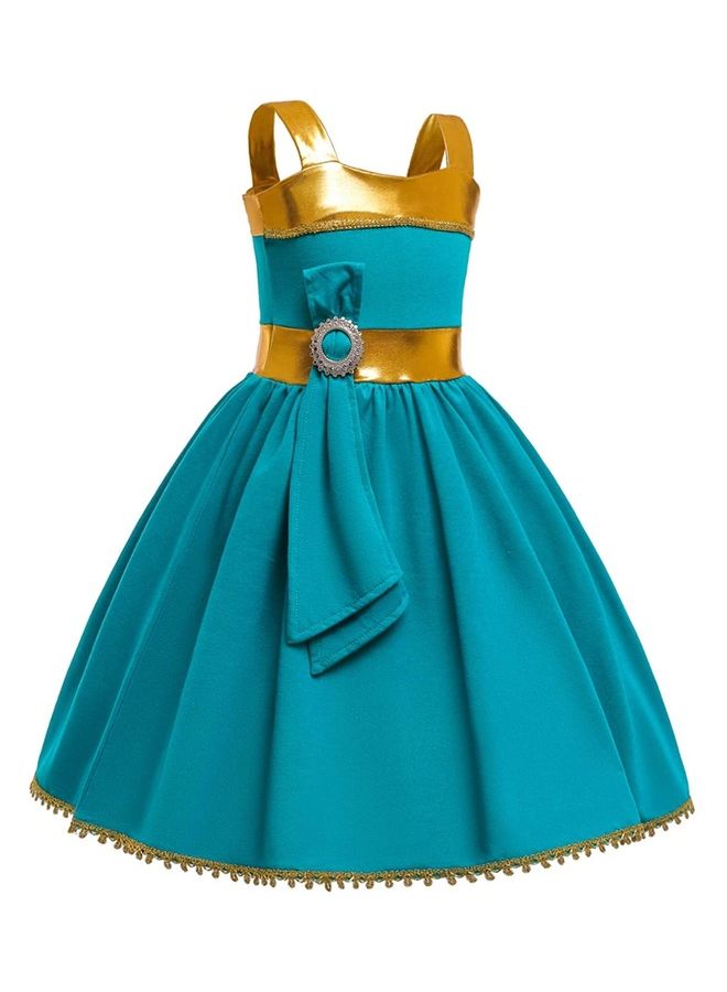 XiuWoo Princess Party Dress with Jewellery Set 120cm - Image 2