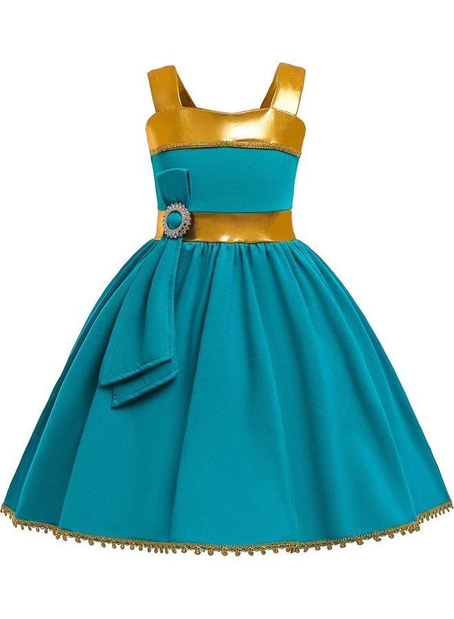 XiuWoo Princess Party Dress with Jewellery Set 120cm - Image 4