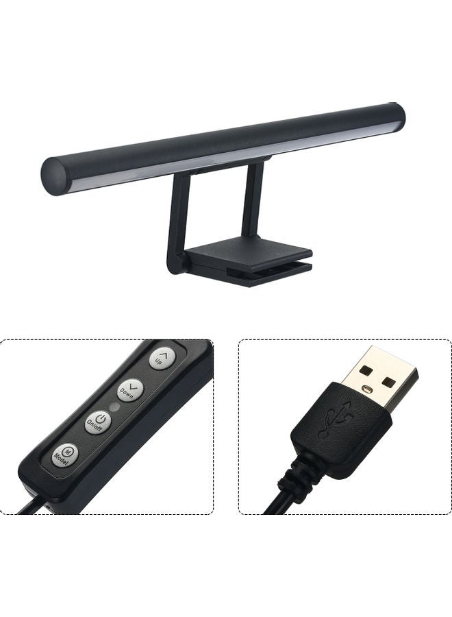 LED USB Computer Monitor Screen Light White/Black 31 x 5 x 14cm  - Image 3