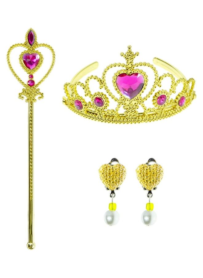 XiuWoo Princess Party Dress with Jewellery Set 100cm - Image 2