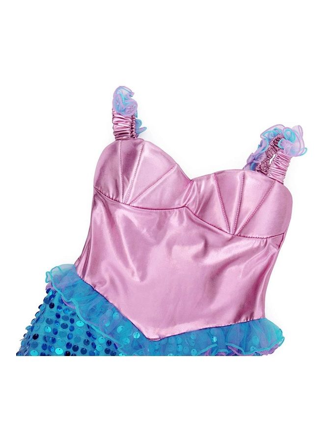 XiuWoo Princess Mermaid Dress with Jewellery Set 130cm - Image 4