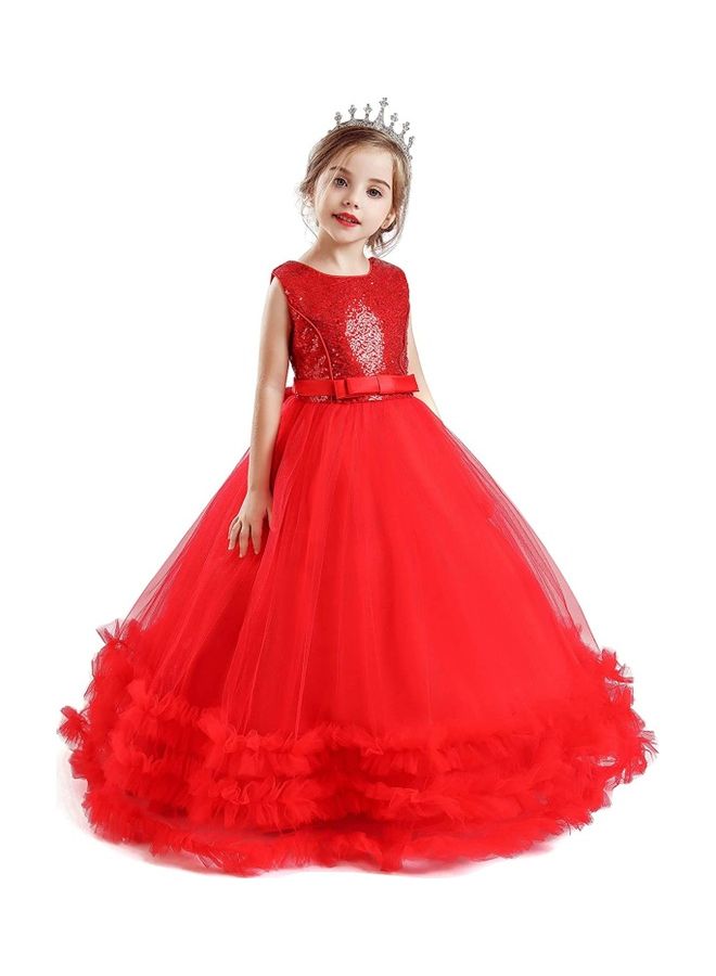 XiuWoo Princess Party Dress With Tiara 160cm - Image 1