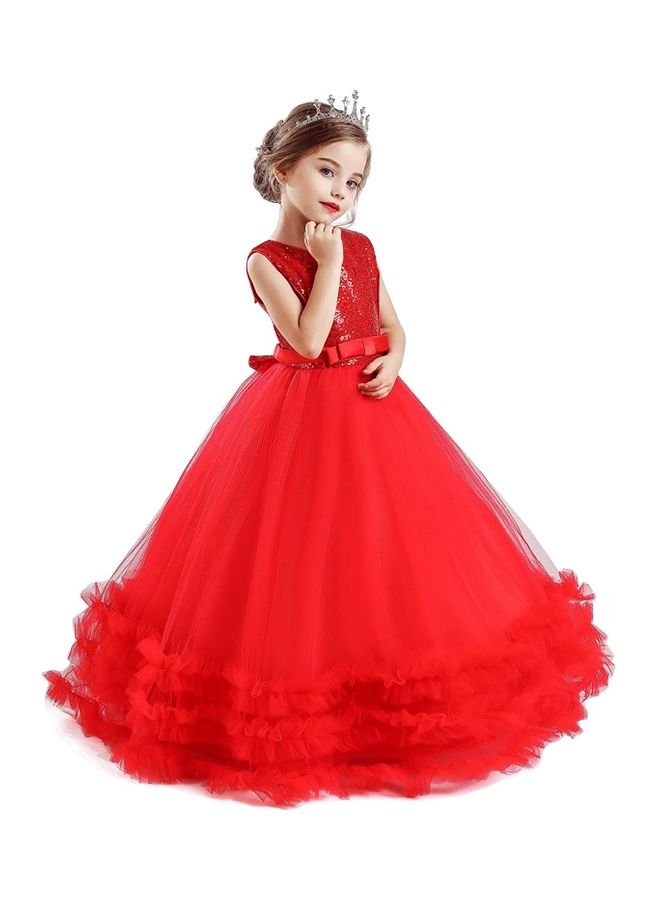 XiuWoo Princess Party Dress With Tiara 160cm - Image 3