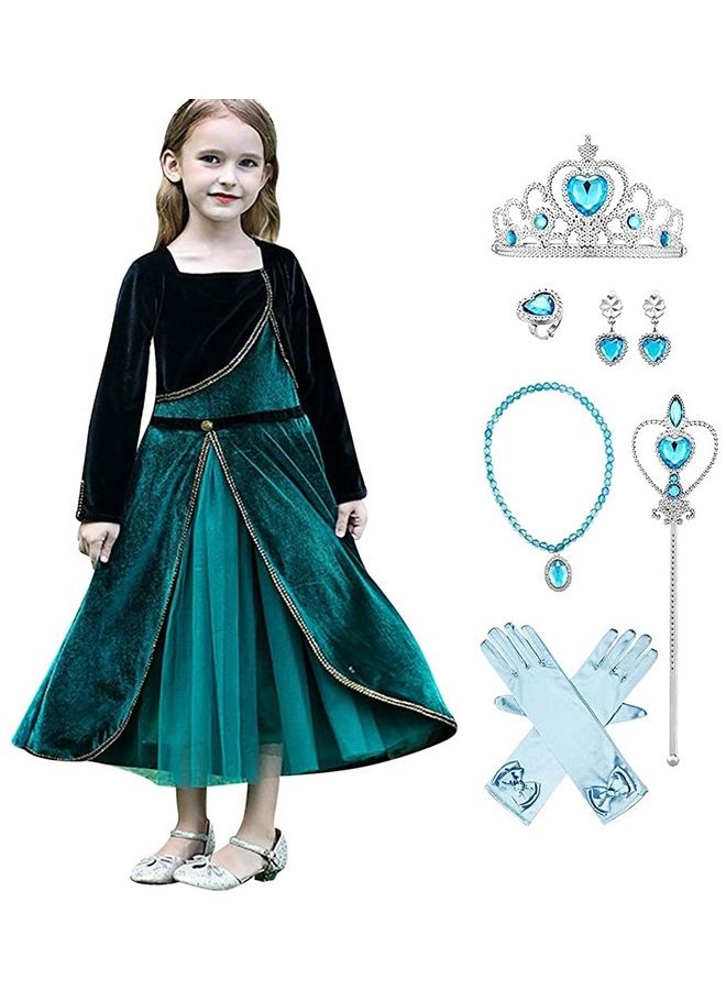 XiuWoo Princess Costume With Jewellery Set 130cm - Image 1