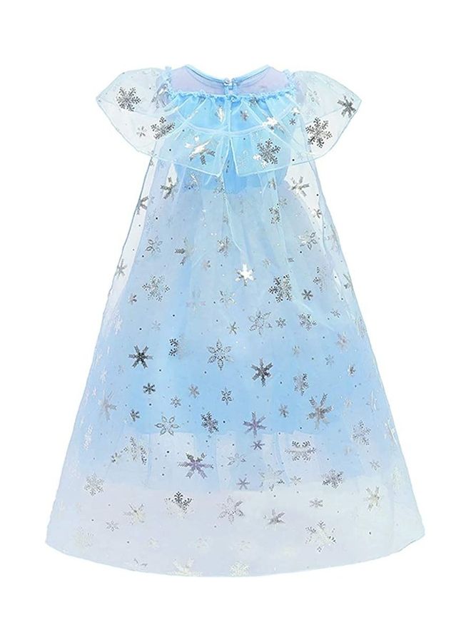 XiuWoo Princess Party Costume with Jewellery Set 110cm  - Image 2