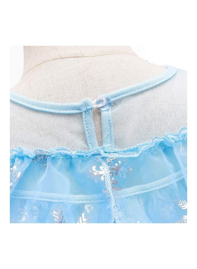 XiuWoo Princess Party Costume with Jewellery Set 110cm  - Image 4