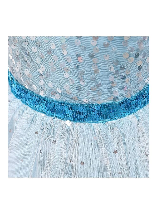 XiuWoo Princess Party Costume with Jewellery Set 110cm  - Image 5