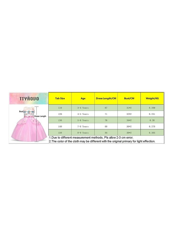 XiuWoo Princess Party Costume 140cm - Image 5