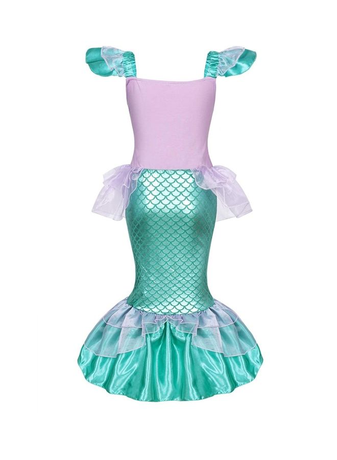 XiuWoo Mermaid Costume with Jewellery Set 100cm - Image 3