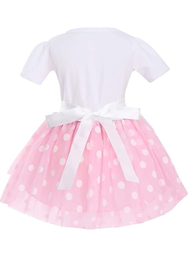XiuWoo Princess Polka Dots Costume 100cm - Image 5