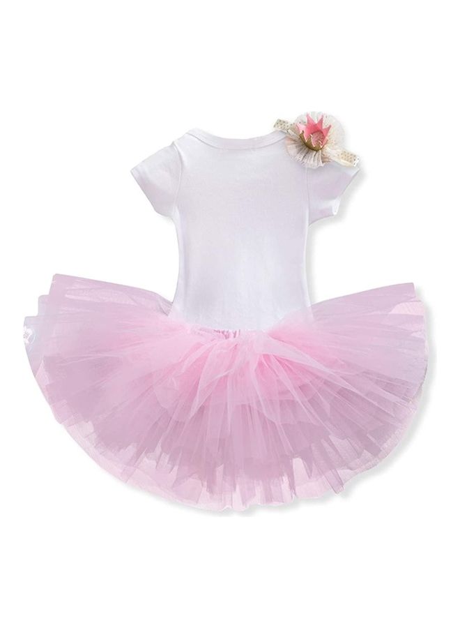 XiuWoo Princess Party Dress With Headband 80cm - Image 2
