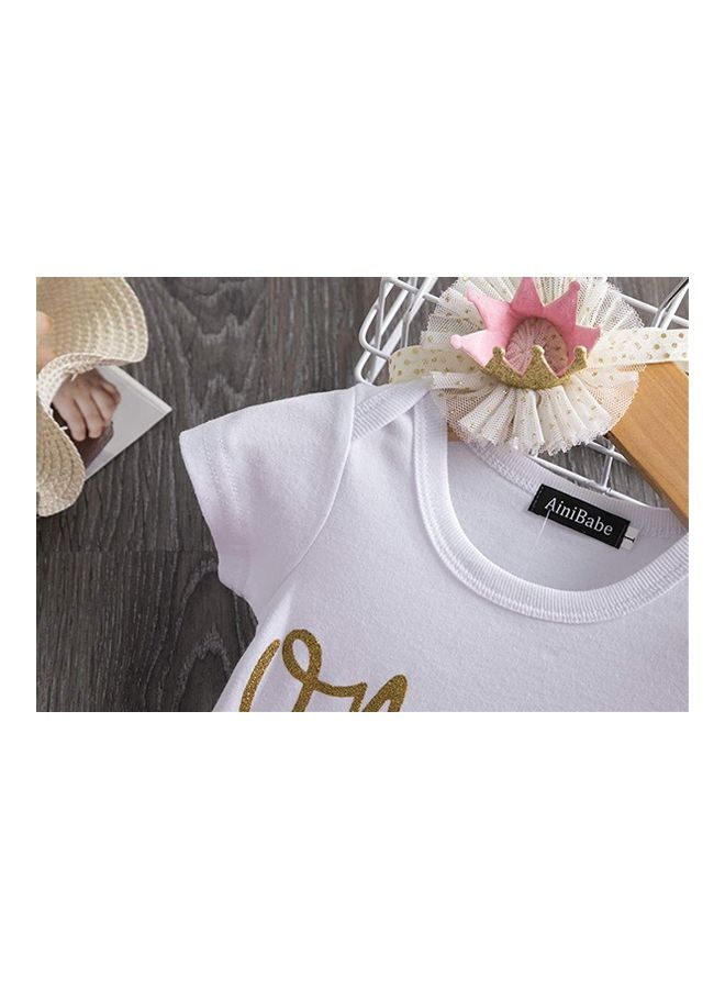 XiuWoo Princess Party Dress With Headband 80cm - Image 3