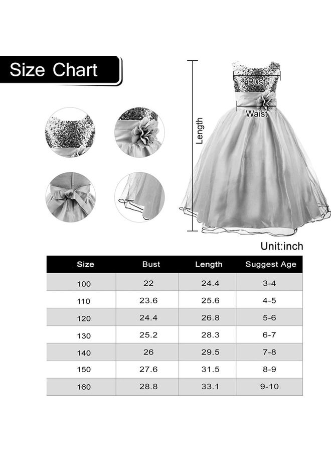 XiuWoo Princess Party Costume 100cm - Image 5