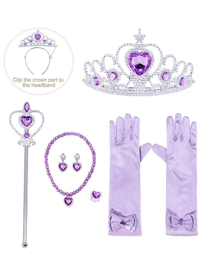 XiuWoo Mermaid Costume with Jewellery Set 130cm - Image 4