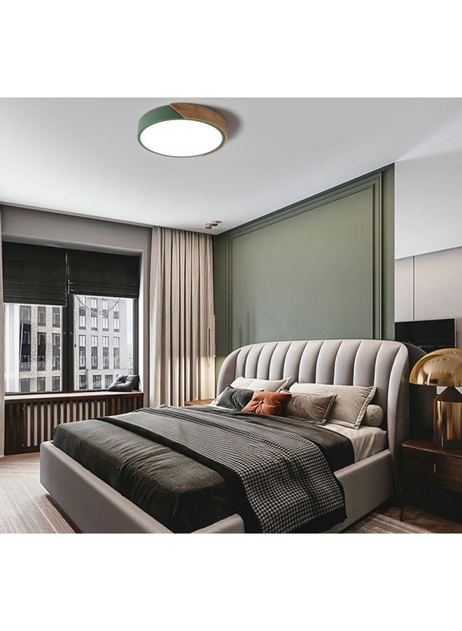 BT Connection 24W LED Round Ceiling Lamp With Remote Control Green - Image 2