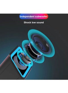 SADA Stereo Bass Speaker D-238 Black/Blue  - Image 3