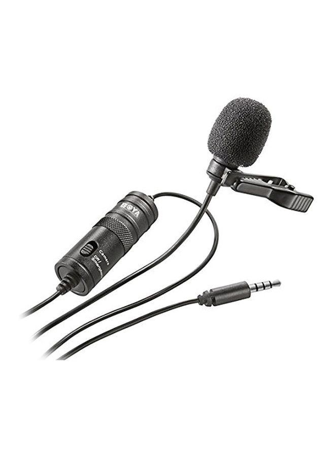 BOYA - Omnidirectional Lavalier Condenser Recording Microphone BY-M1 Black/Silver - Image 1