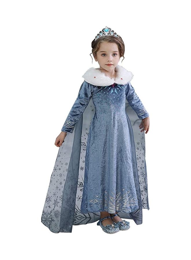 XiuWoo Princess Costume With Jewellery Set 130cm - Image 4