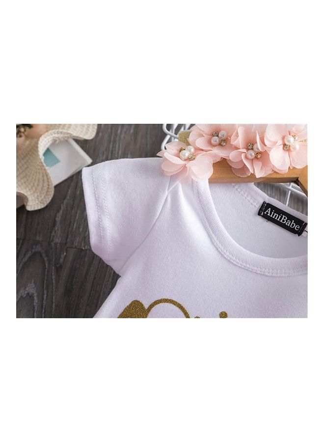 XiuWoo Princess Party Dress With Headband 80cm - Image 3