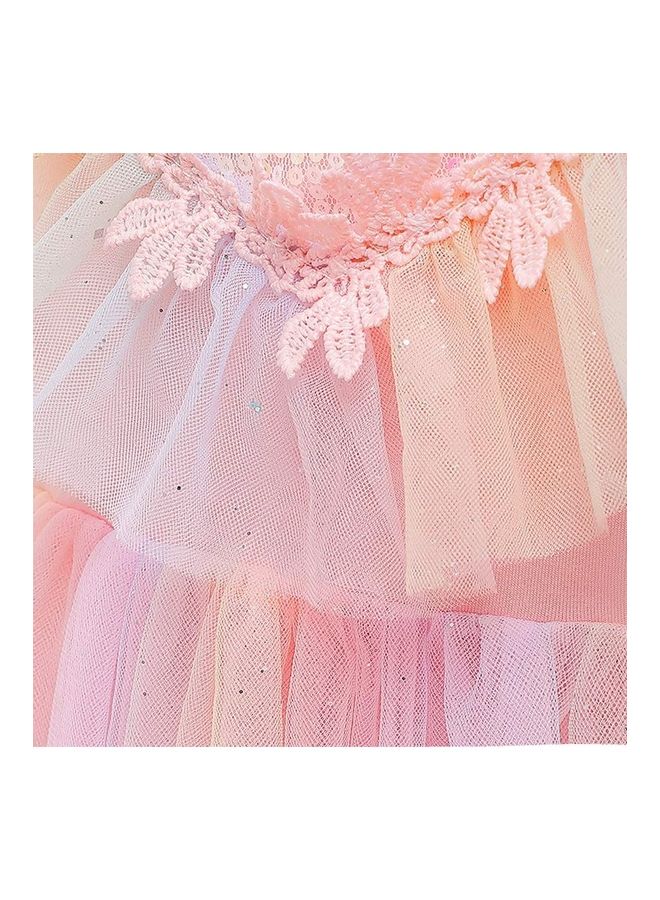 XiuWoo Princess Costume With Jewellery Set 130cm - Image 4