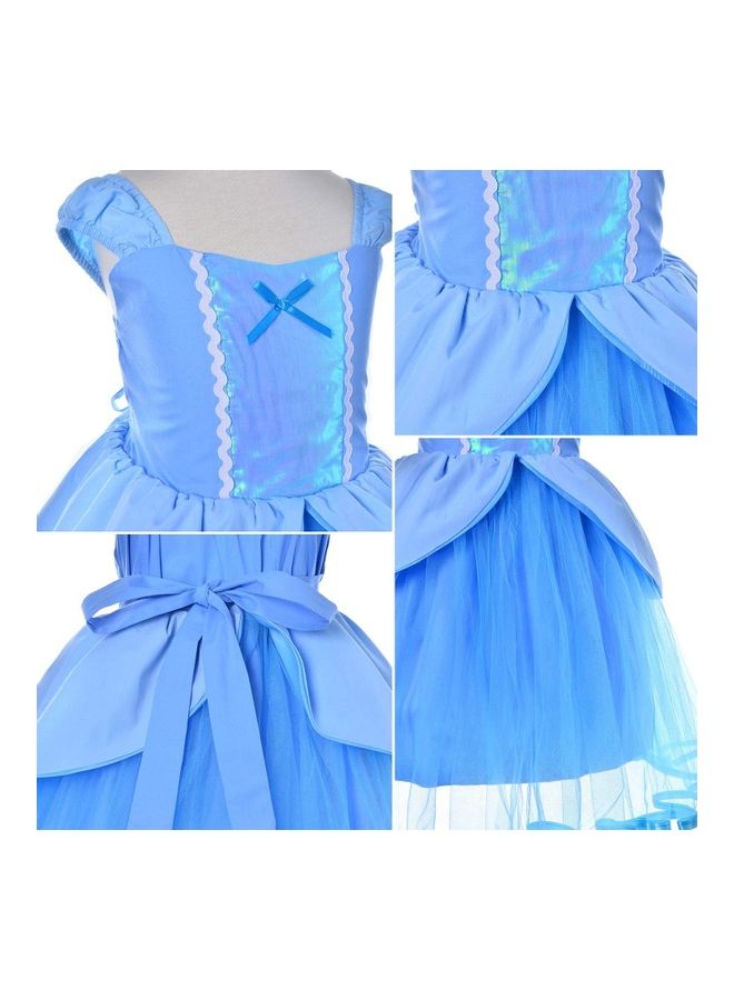 XiuWoo Princess Costume with Jewellery Set 100cm - Image 5