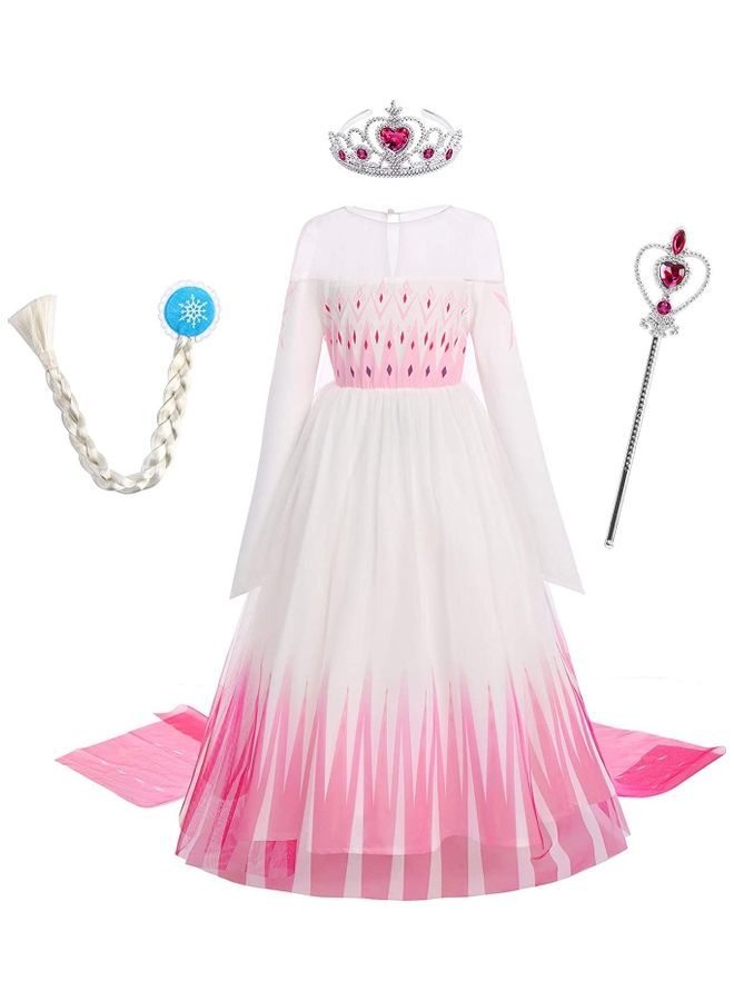 XiuWoo Princess Cosplay Carnival Dress-Up Costume With Accessories 140cm - Image 1