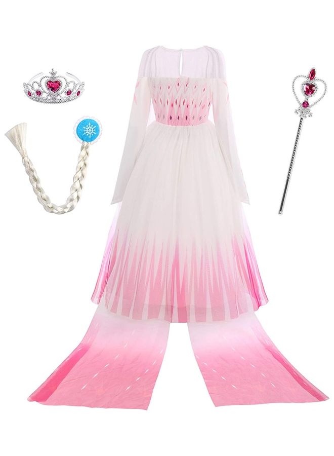 XiuWoo Princess Cosplay Carnival Dress-Up Costume With Accessories 140cm - Image 2