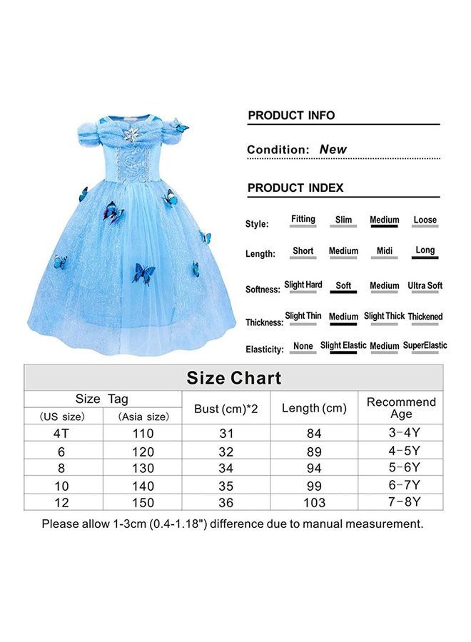 XiuWoo Princess Party Costumes 120cm - Image 3
