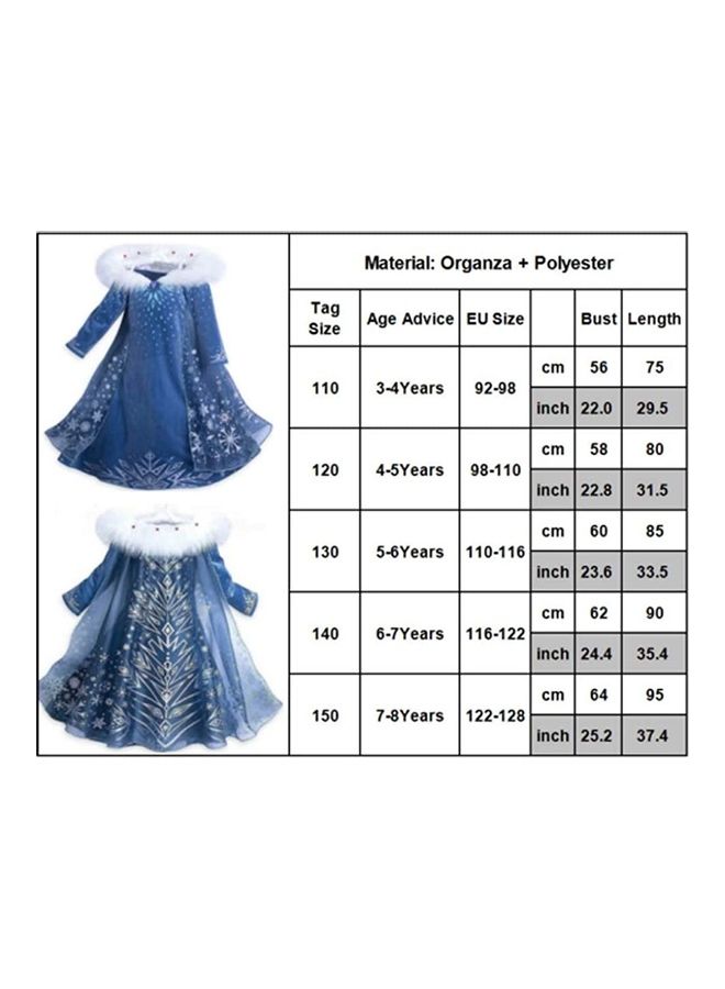 XiuWoo Princess Party Costume 110cm - Image 5