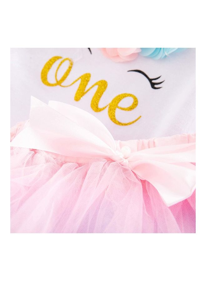 XiuWoo 2-Piece Princess Costume with Headband 80cm - Image 4