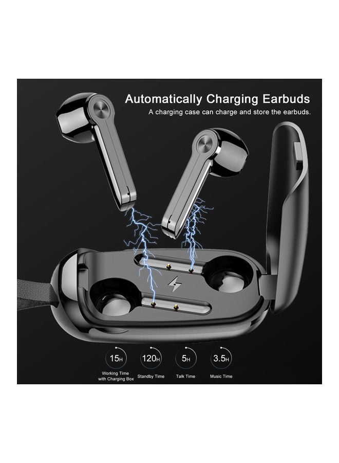 TWS BT In-Ear Earbuds With Mic And Charging Case White - Image 2