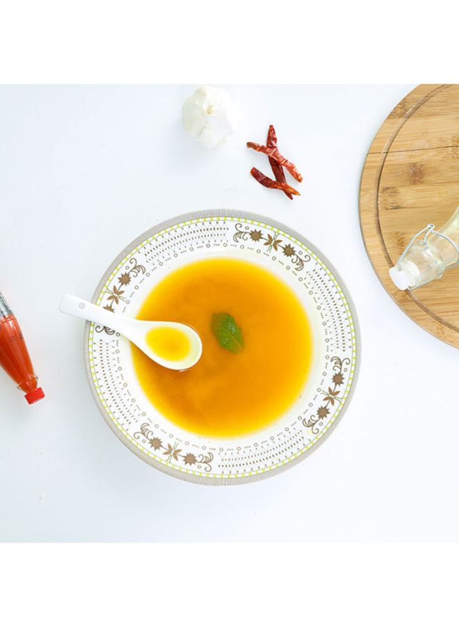 ديلكاسا طبق للشوربة بيج / بني 10بوصة - Image 5