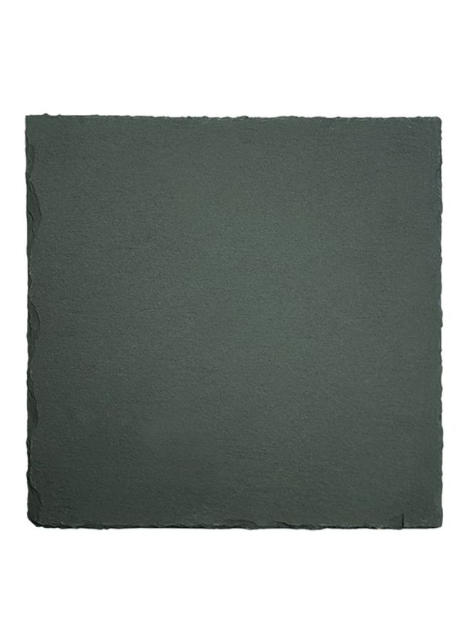 Square Slate Plate Grey 30x20cm